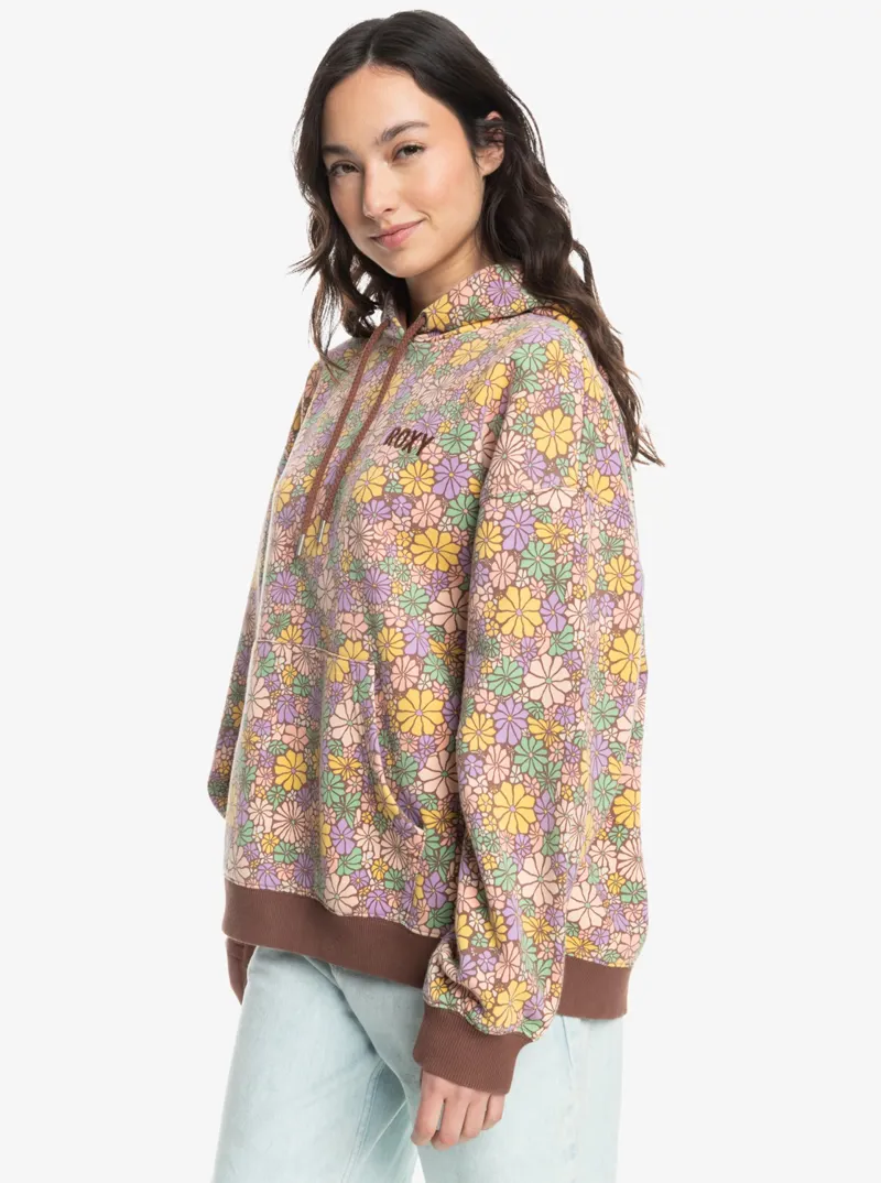 Roxy That Girl Beautiful Pullover Root Beer All About Sol Mini - Womens Brown Hoodie-1