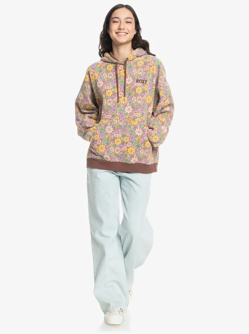 Roxy That Girl Beautiful Pullover Root Beer All About Sol Mini - Womens Brown Hoodie-4