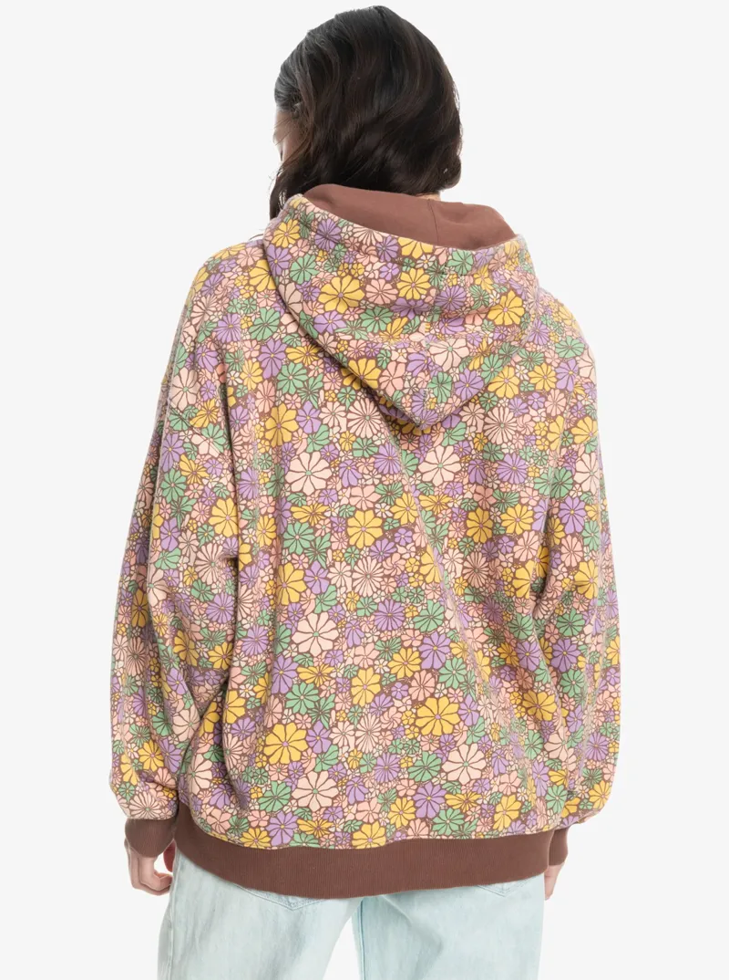 Roxy That Girl Beautiful Pullover Root Beer All About Sol Mini - Womens Brown Hoodie-2