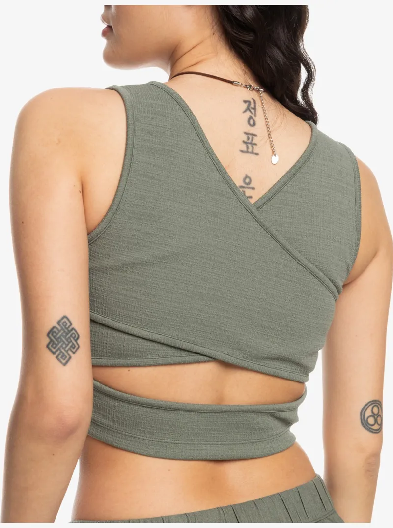 Roxy Good Keepsake Halter Agave Green - Womens Vest-4