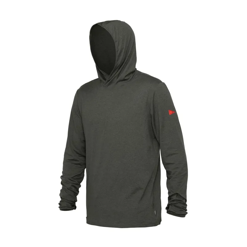 FMX Sun Pro Adapt Long Sleeve Hooded UPF Shirt - Heather/Thyme