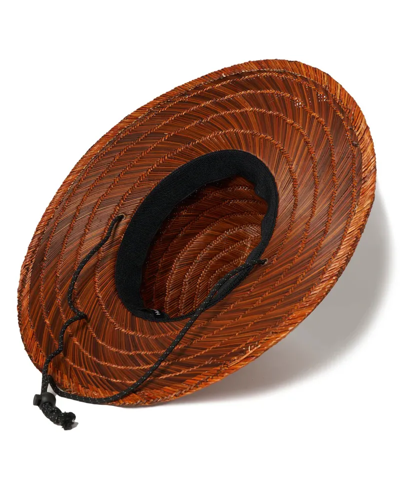 Hurley Weekender Lifeguard Hat Brown - Mens Straw Hat-1
