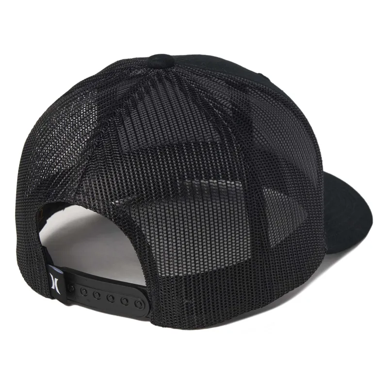 Hurley U Corp Staple Trucker Black - Mens Cap-1