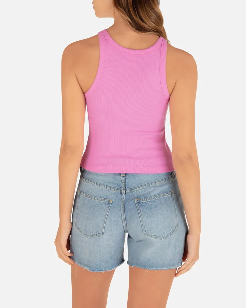 Hurley Born From Water Tank Pink - Womens Vest Top-3