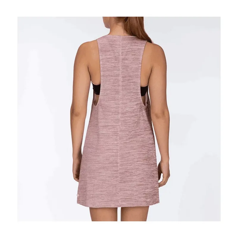 Hurley Glow Knit Dress - Dusty Peach - size 14-1