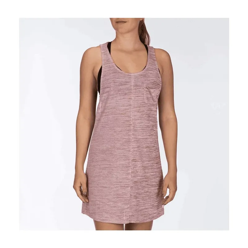 Hurley Glow Knit Dress - Dusty Peach - size 14