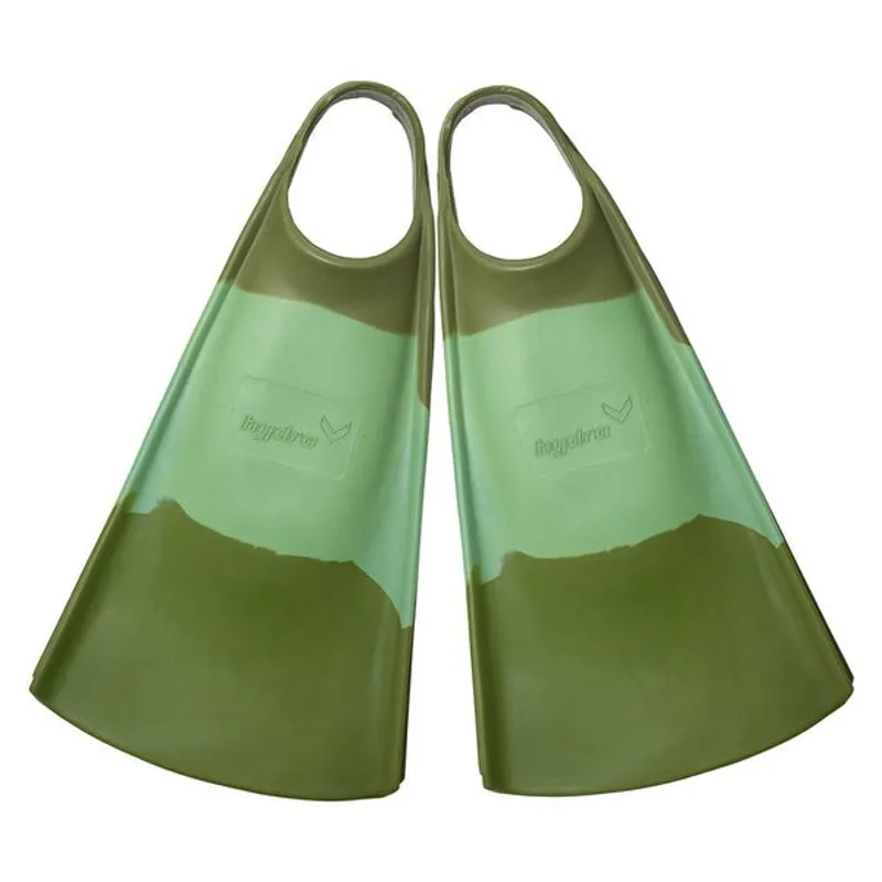 Hydro Fin Bodyboard/ Swim Fins Green/Olive 