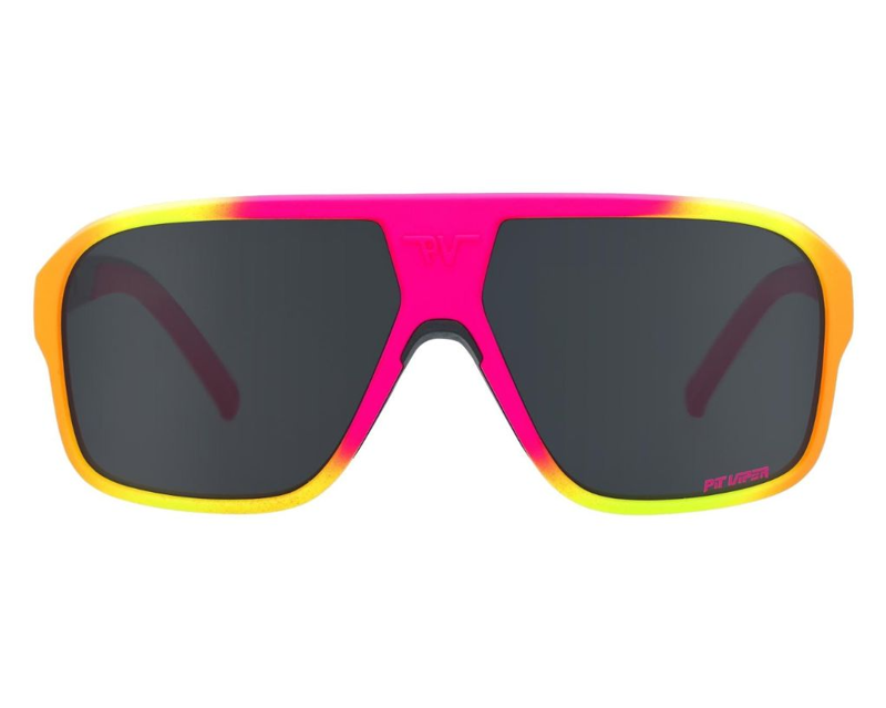 Pit Viper The Italo Polarized Flight Optics Pink Yellow Sunglasses-1