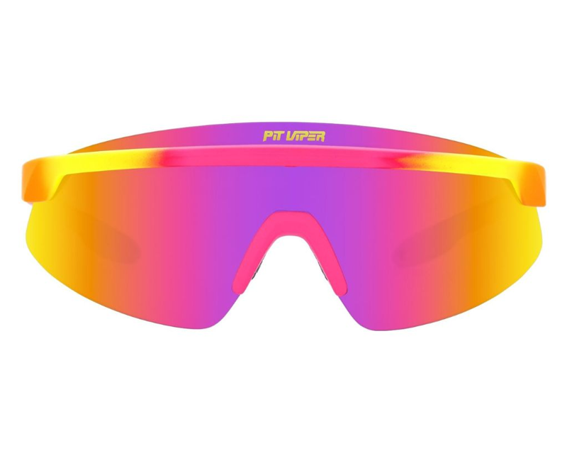 Pit Viper The Italo Skysurfer Pink Sunglasses Brown Polarized-1