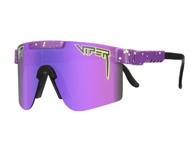 Pit Viper The Donatello Double Wide Polarized Purple Mirror-1