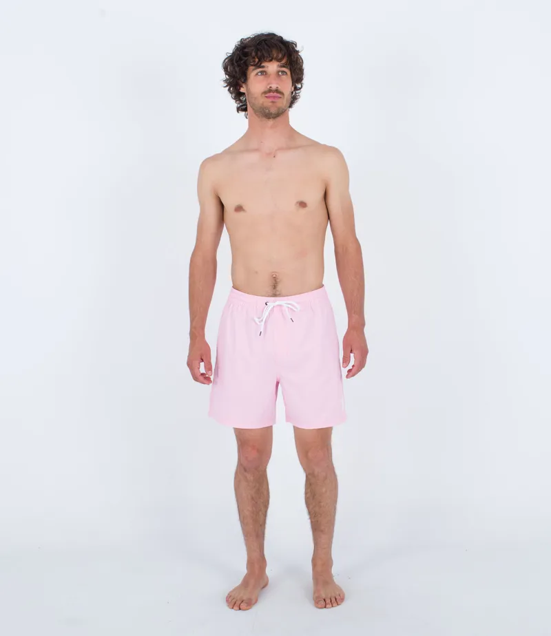Hurley One And Only Solid Volley 17 Lollipop - Mens Pink Boardshorts -4