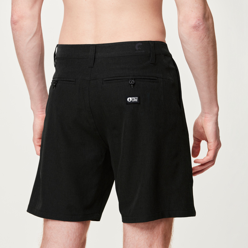 Picture Organic Clothing Podar Hybrid 19 Boardshorts Black - Mens Swim Shorts-4