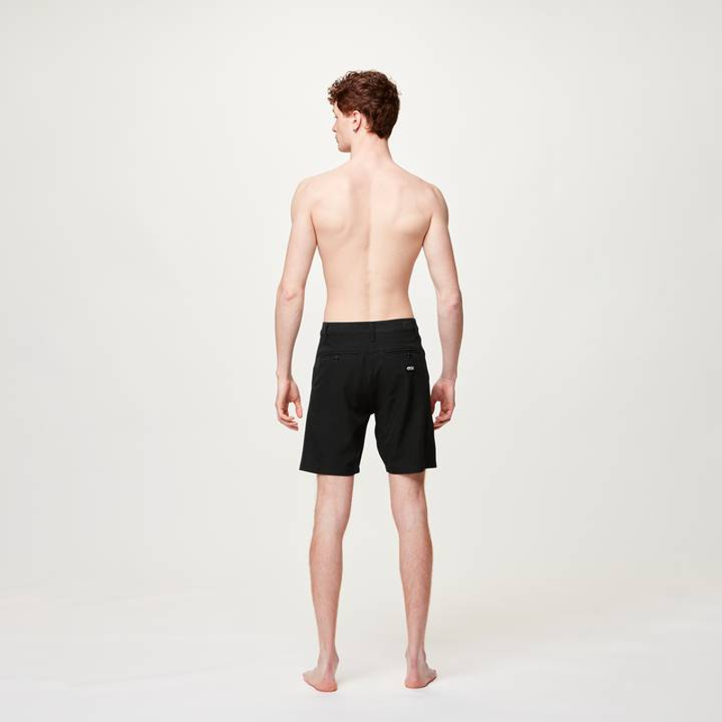 Picture Organic Clothing Podar Hybrid 19 Boardshorts Black - Mens Swim Shorts-1