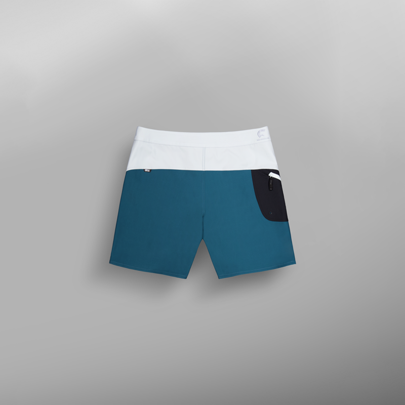 Picture Organic Clothing Journy 19 Boardshorts Deep Water - Mens Blue Swim Shorts-6