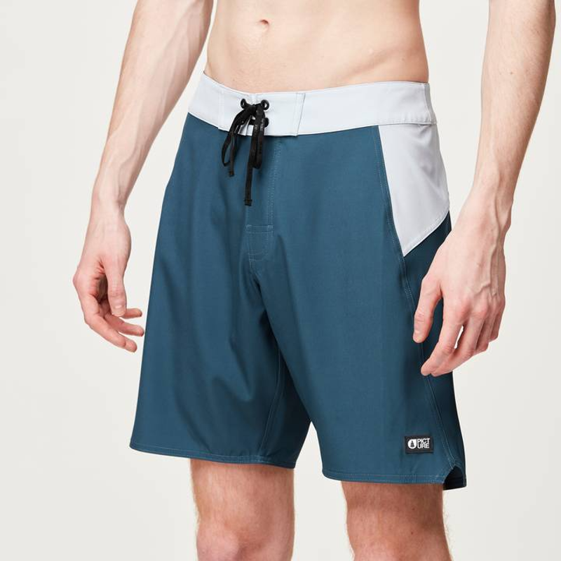 Picture Organic Clothing Journy 19 Boardshorts Deep Water - Mens Blue Swim Shorts-3
