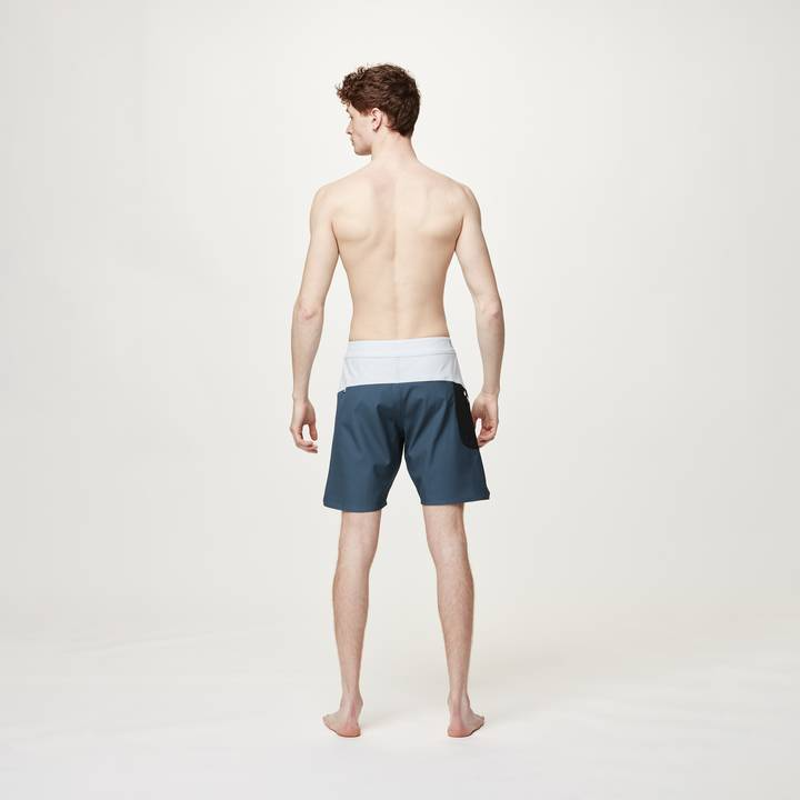 Picture Organic Clothing Journy 19 Boardshorts Deep Water - Mens Blue Swim Shorts-1