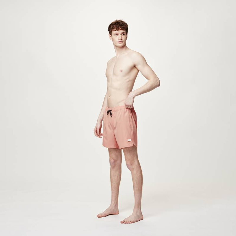 Picture Organic Clothing Piau Solid 15 Boardshorts Shrimp - Mens Pink trunks-5