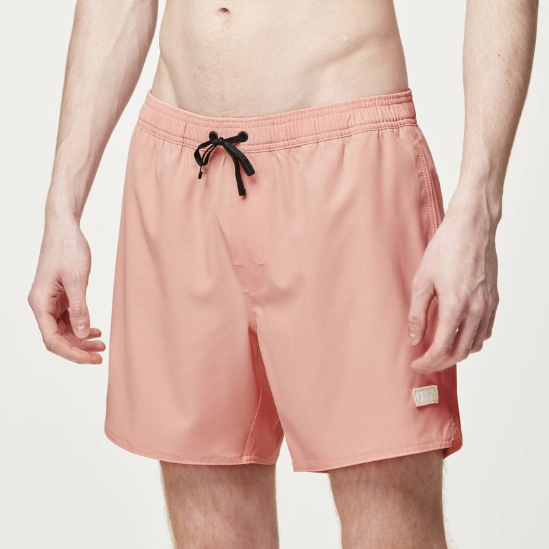 Picture Organic Clothing Piau Solid 15 Boardshorts Shrimp - Mens Pink trunks-2