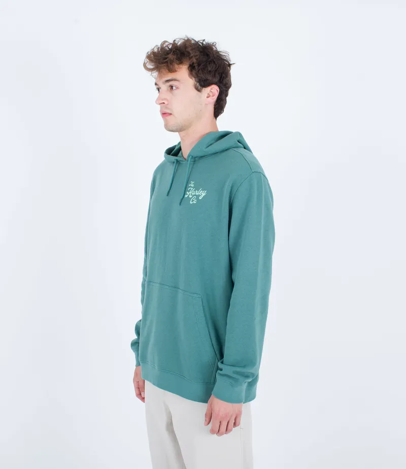 Hurley Ukelele Fleece Pullover Deep Mojito - Mens Green Hoody-1