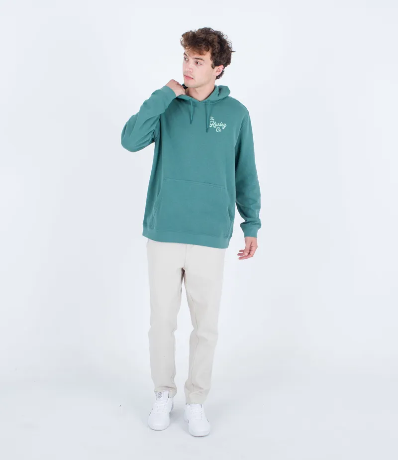 Hurley Ukelele Fleece Pullover Deep Mojito - Mens Green Hoody-5
