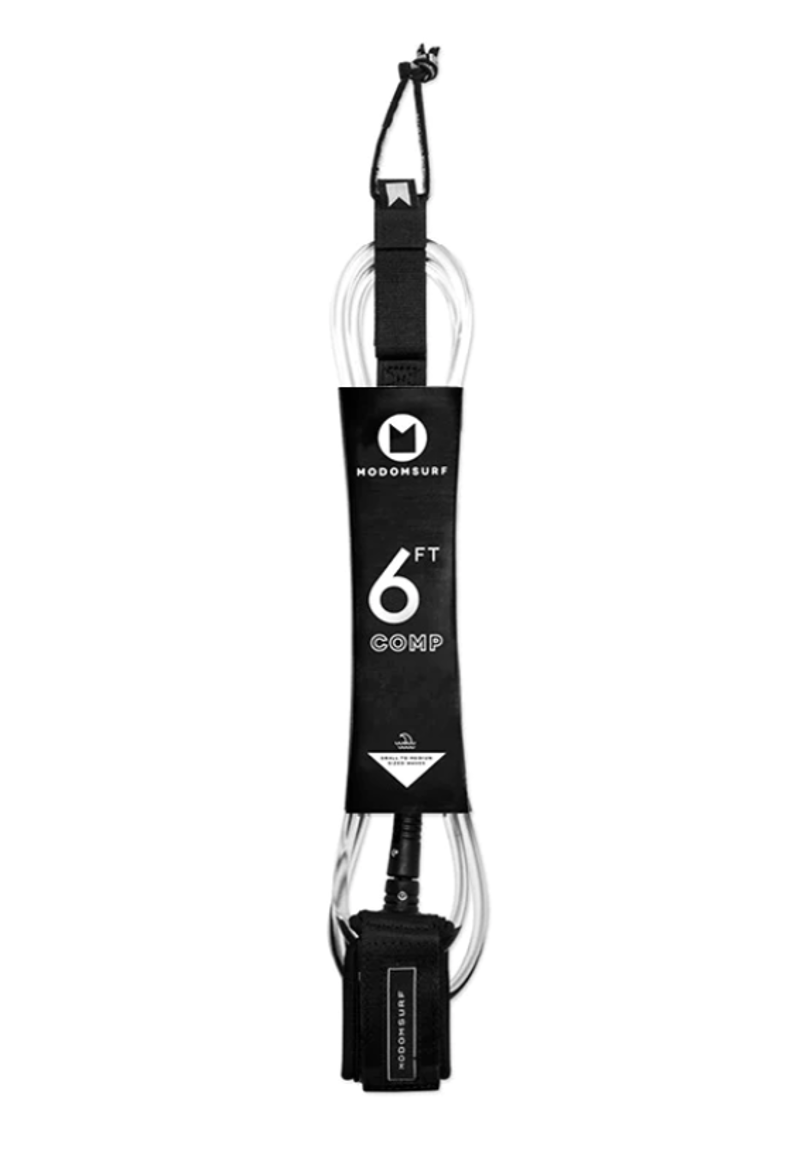 Modom Surf 6ft Comp Leash Clear