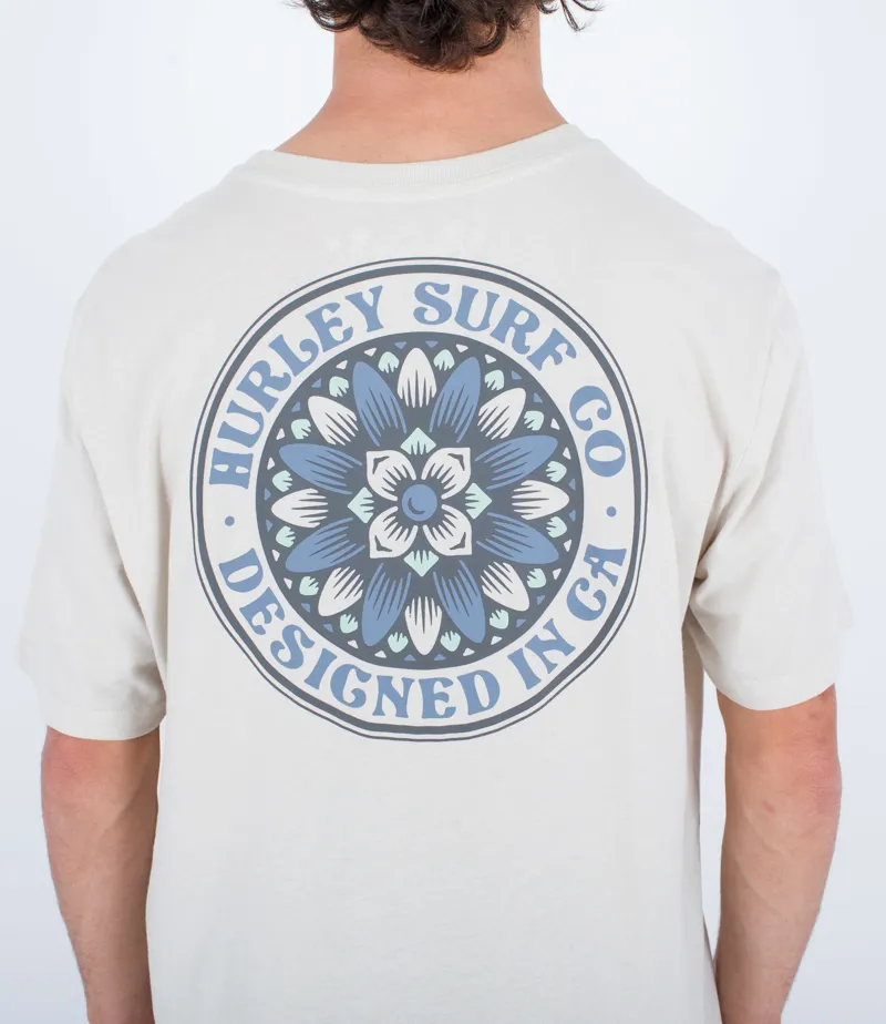 Hurley Everday Pedals Short Sleeve Bone - Mens White T-Shirt-4