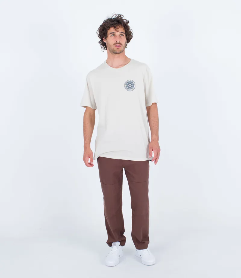 Hurley Everday Pedals Short Sleeve Bone - Mens White T-Shirt-5