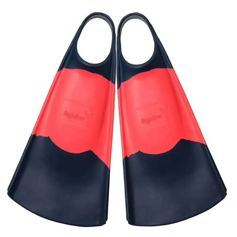 Hydro Fin Bodyboard/Swim Fins Navy/Coral 