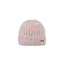 Barts Joye Beanie Cream - Womens White Pink Knitted Hat 