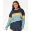 Rip Curl Surf Revival Crew Fleece Navy - Womens Blue Sweatshirt
