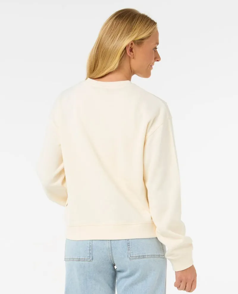 Rip Curl Sun Sea Relaxed Crew - Bone-2