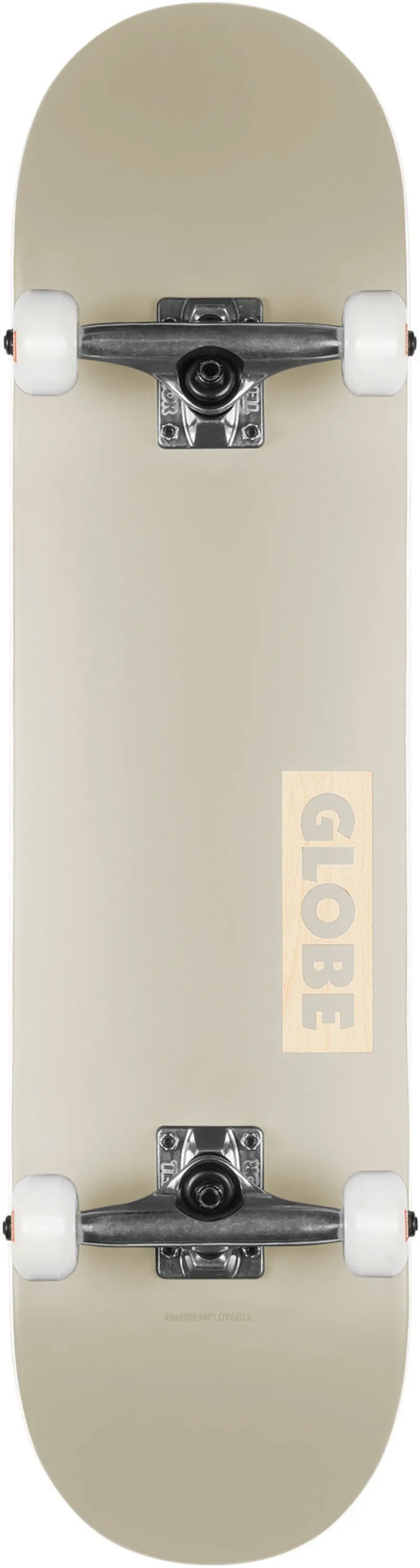 Globe Goodstock 8 inch Skateboard Off White