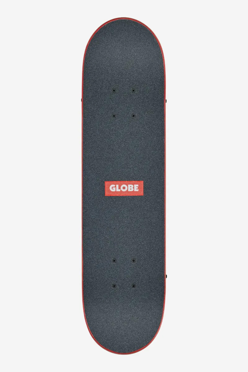 Globe Kids Alight Mini Black Maple/Red 7inch Complete Skateboard-1