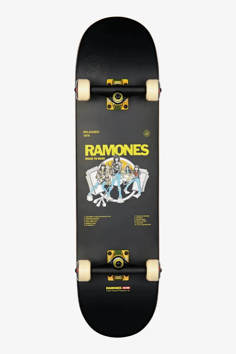 Globe G2 Ramones Road To Ruin 8.25inch Complete Skateboard