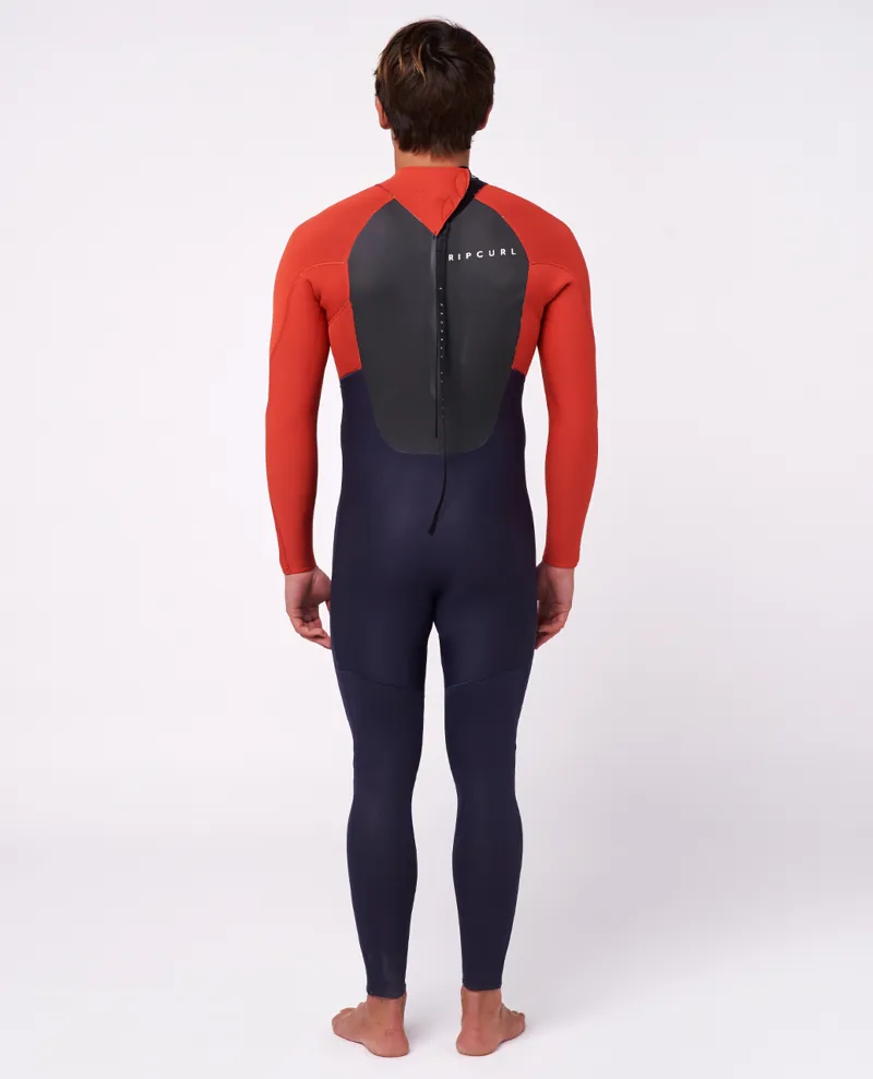 Rip Curl Omega 3/2 Back Zip GBS Wetsuit Red-2