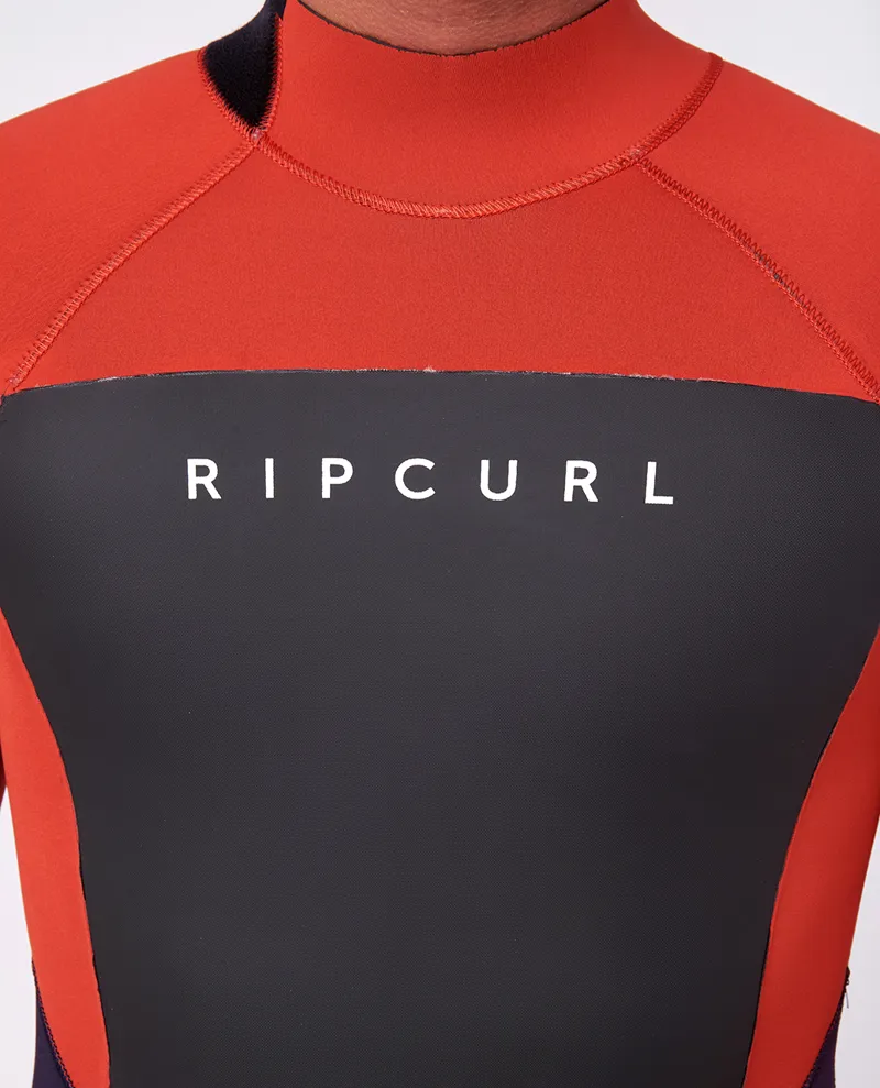 Rip Curl Omega 3/2 Back Zip GBS Wetsuit Red-5