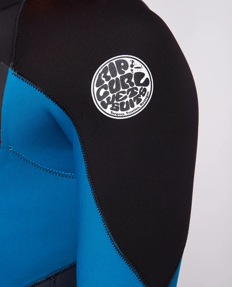Rip Curl Omega 3/2 Back Zip GBS Wetsuit Blue-3