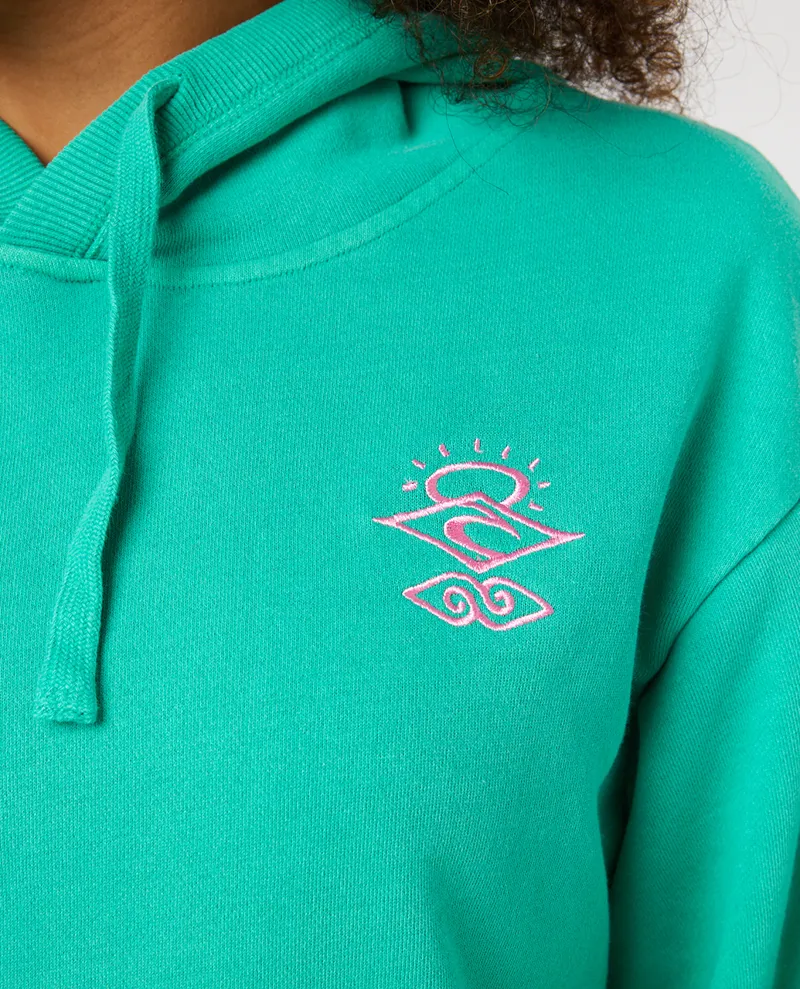 Rip Curl Search Icon Fleece Hoody Green-4
