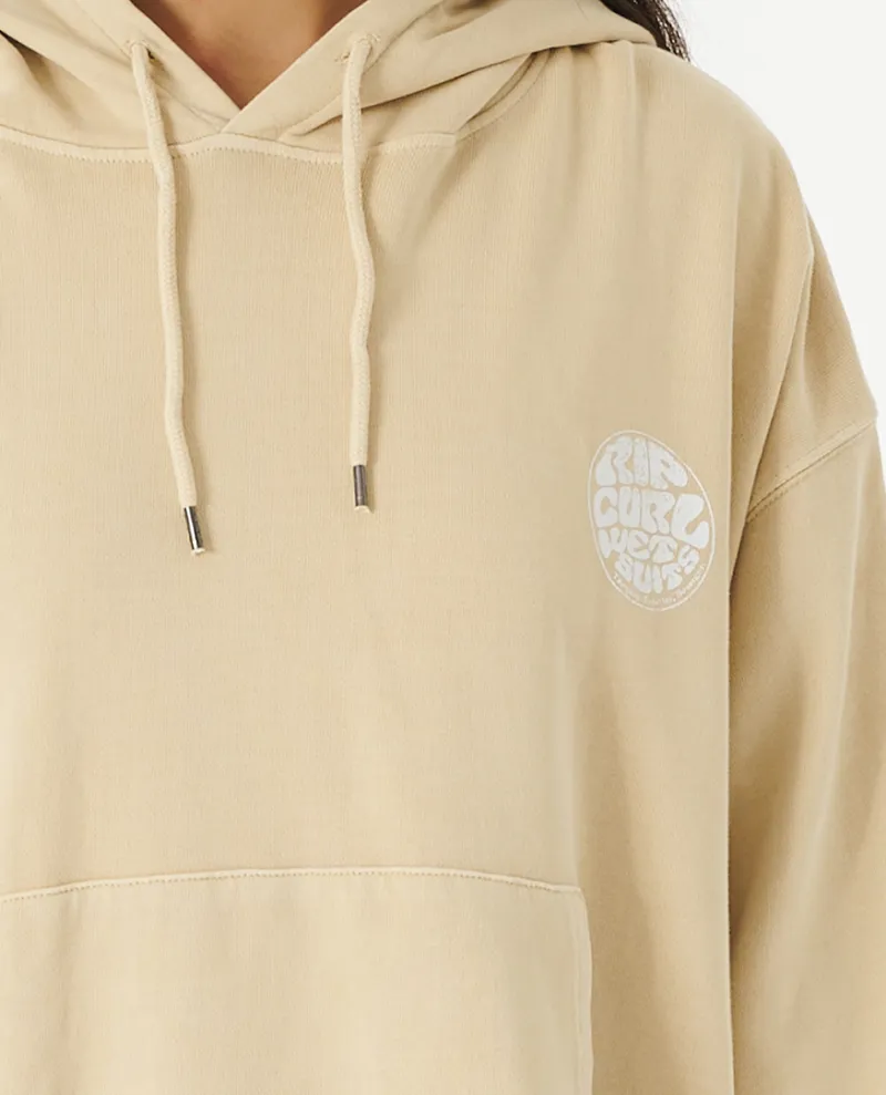 Rip Curl Icon of Surf Hood Wettie Fleece Natural-4