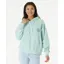 Rip Curl Icon of Surf Hood Wettie Fleece Light Aqua
