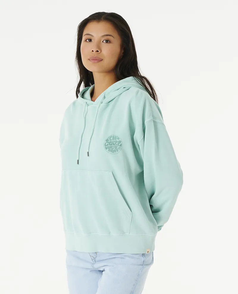 Rip Curl Icon of Surf Hood Wettie Fleece Light Aqua-1
