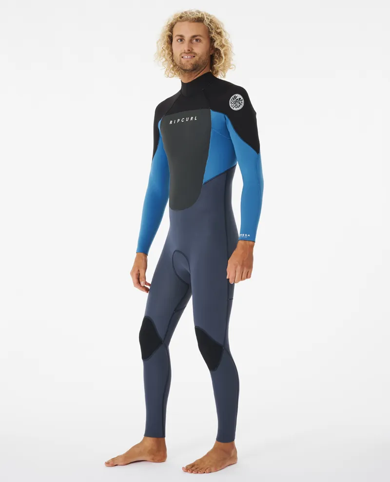 Rip Curl Omega 3/2 Back Zip GBS Wetsuit Blue