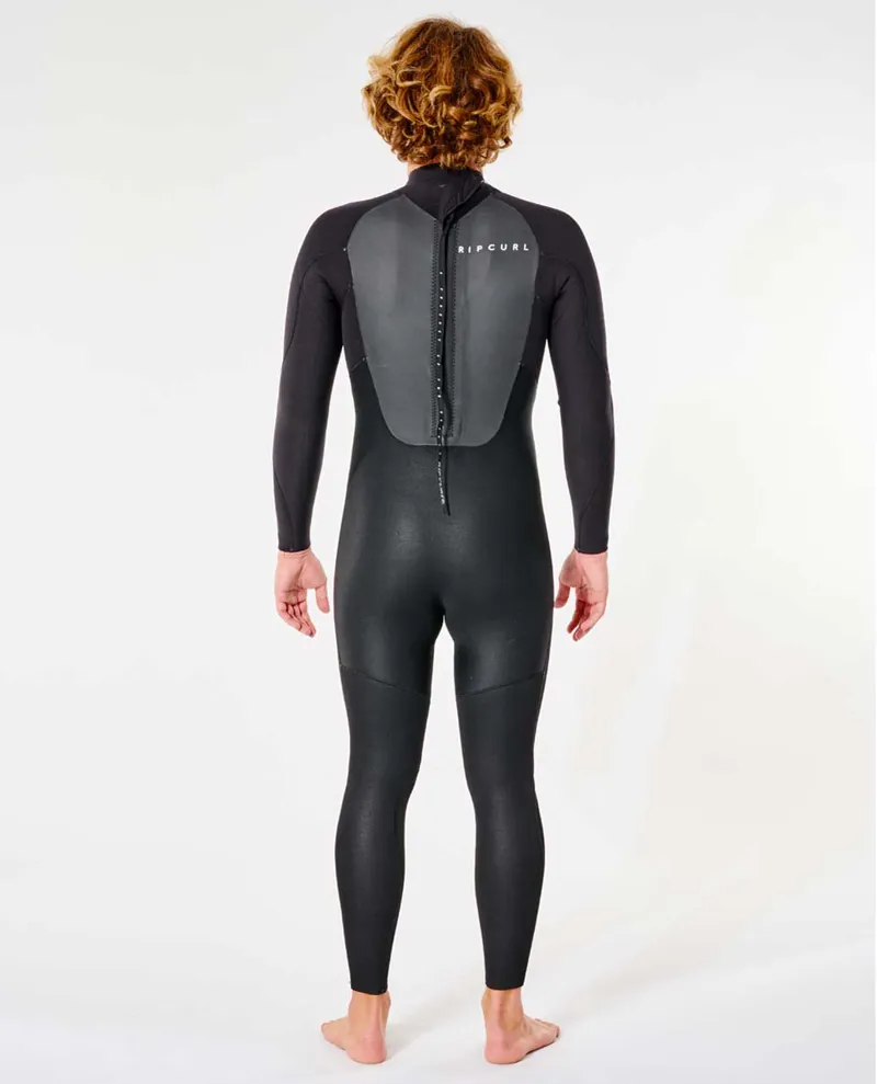 Rip Curl Omega 3/2 Back Zip GBS Wetsuit Black-2
