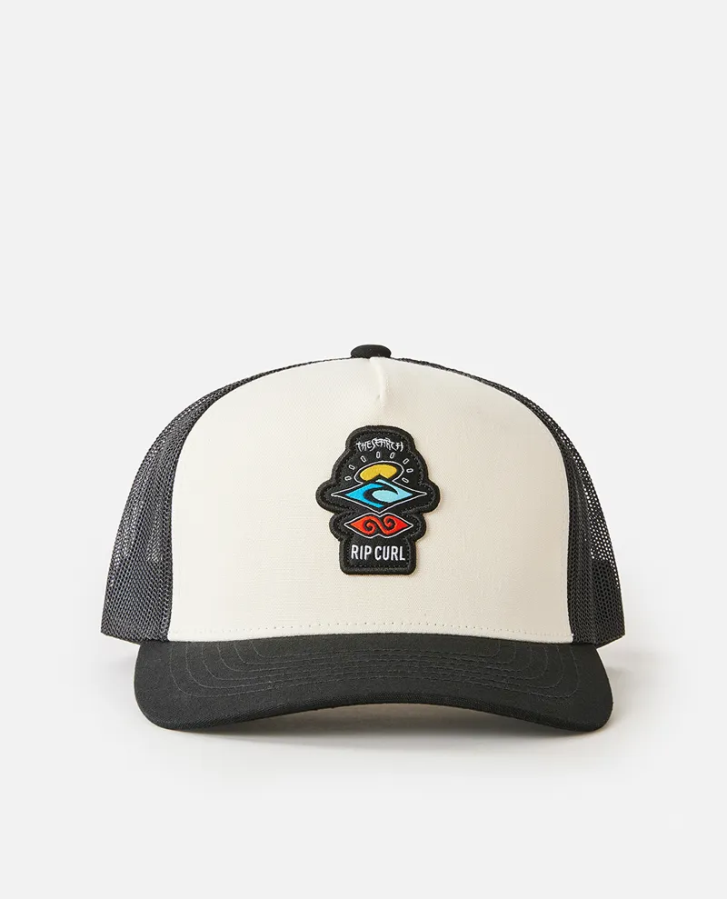 Rip Curl Search Icon Trucker Black/White - Unisex Cap-1