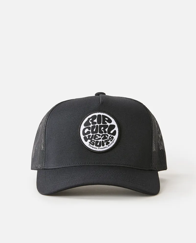 Rip Curl Wetsuit Icon Trucker Black - Unisex Cap-1