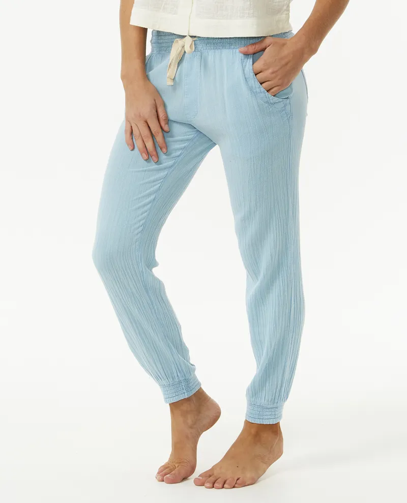 Rip Curl Classic Surf Pant Mid Blue - Womens Trousers-1