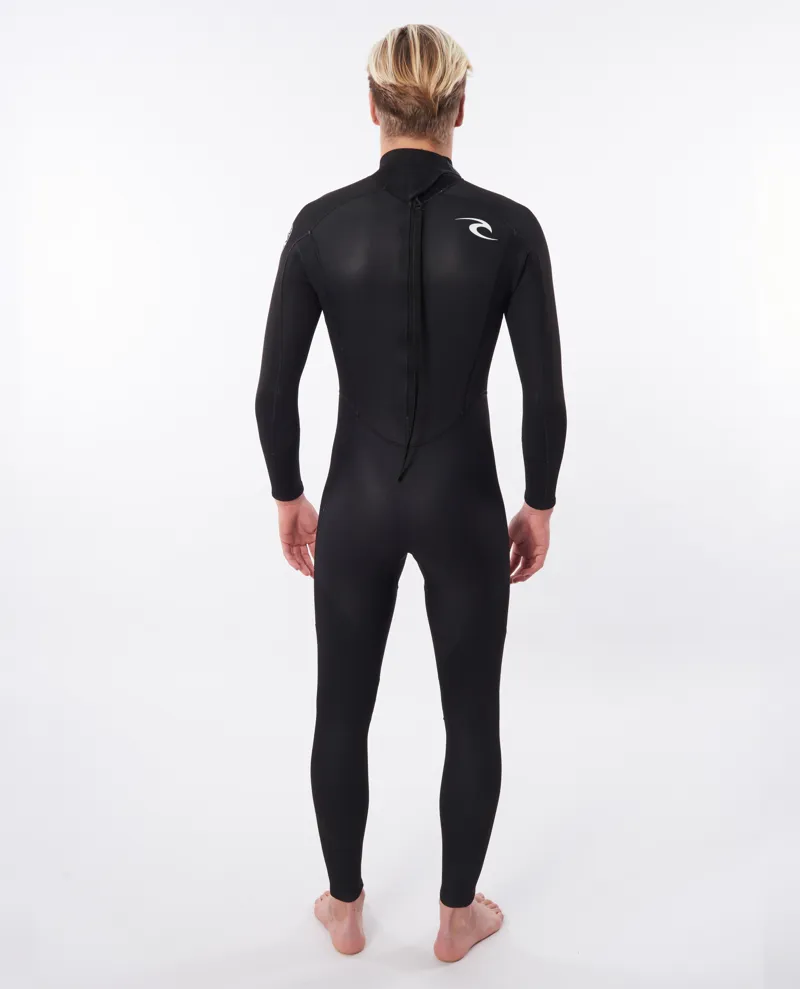 Rip Curl Freelite Back Zip 3/2 Wetsuit Black-2