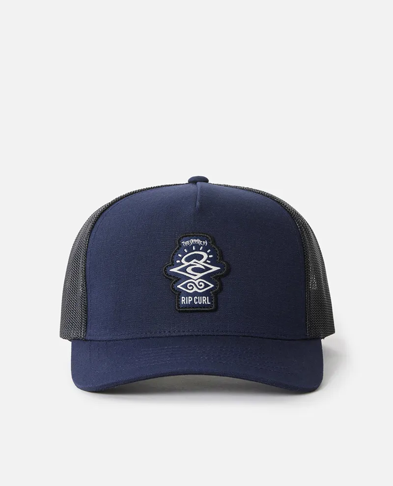 Rip Curl Search Icon Trucker Navy - Unisex Blue Hat-1