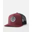 Rip Curl Wetsuit Icon Trucker Maroon - Unisex Red Cap