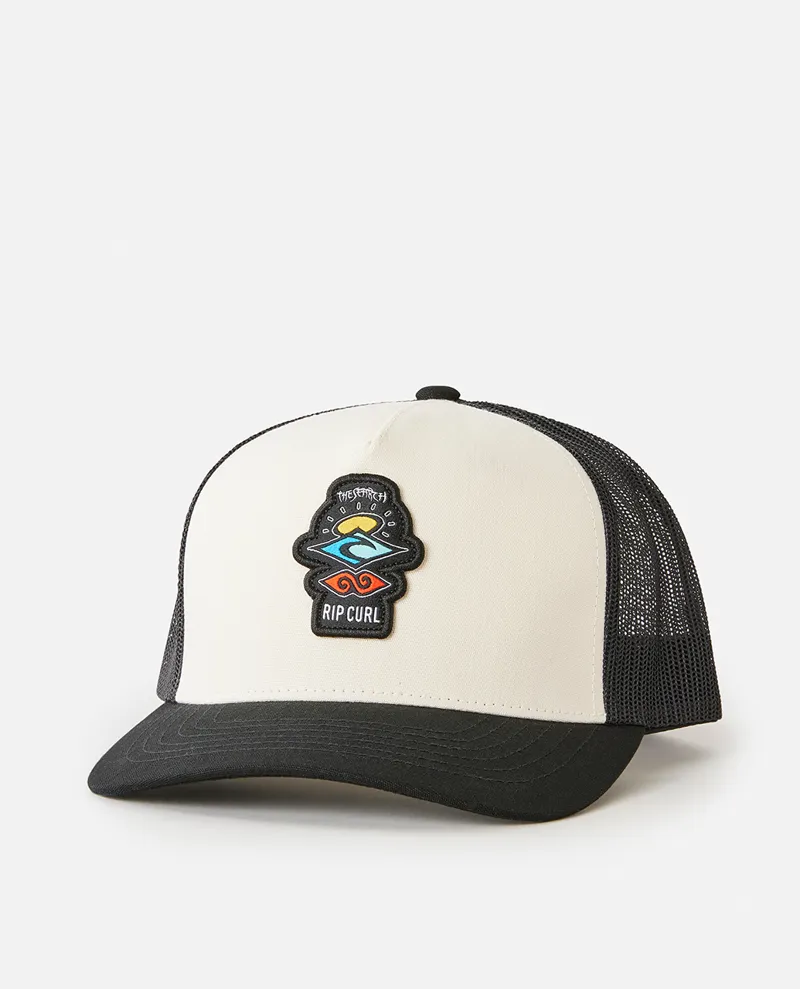 Rip Curl Search Icon Trucker Black/White - Unisex Cap